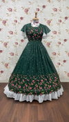 AJD 7864 Girls Wedding Wear Kids Gown Wholesale Market In Surat